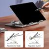 Foldable Tablets Bracket Stand Portable Laptop Bracket Heat Dissipation 360 Degree Rotatable Adjustable Stand for Laptop