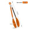 High-Temperature Resistant 430 Stainless Steel Anti-Scald BBQ Tongs for Outdoor and Kitchen Use