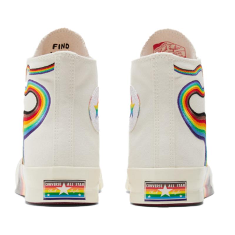 Converse Chuck Taylor All Star 1970S Graffiti Embroidery High Top Espadrilles Unisex Rainbow Colours