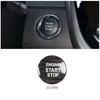 Autocolante decorative pentru butoanele motorului de pornire cu un singur clic din fibră de carbon pentru Toyota Corolla Yaris Chr Auris Prado Rav4 Prius Camry Fort