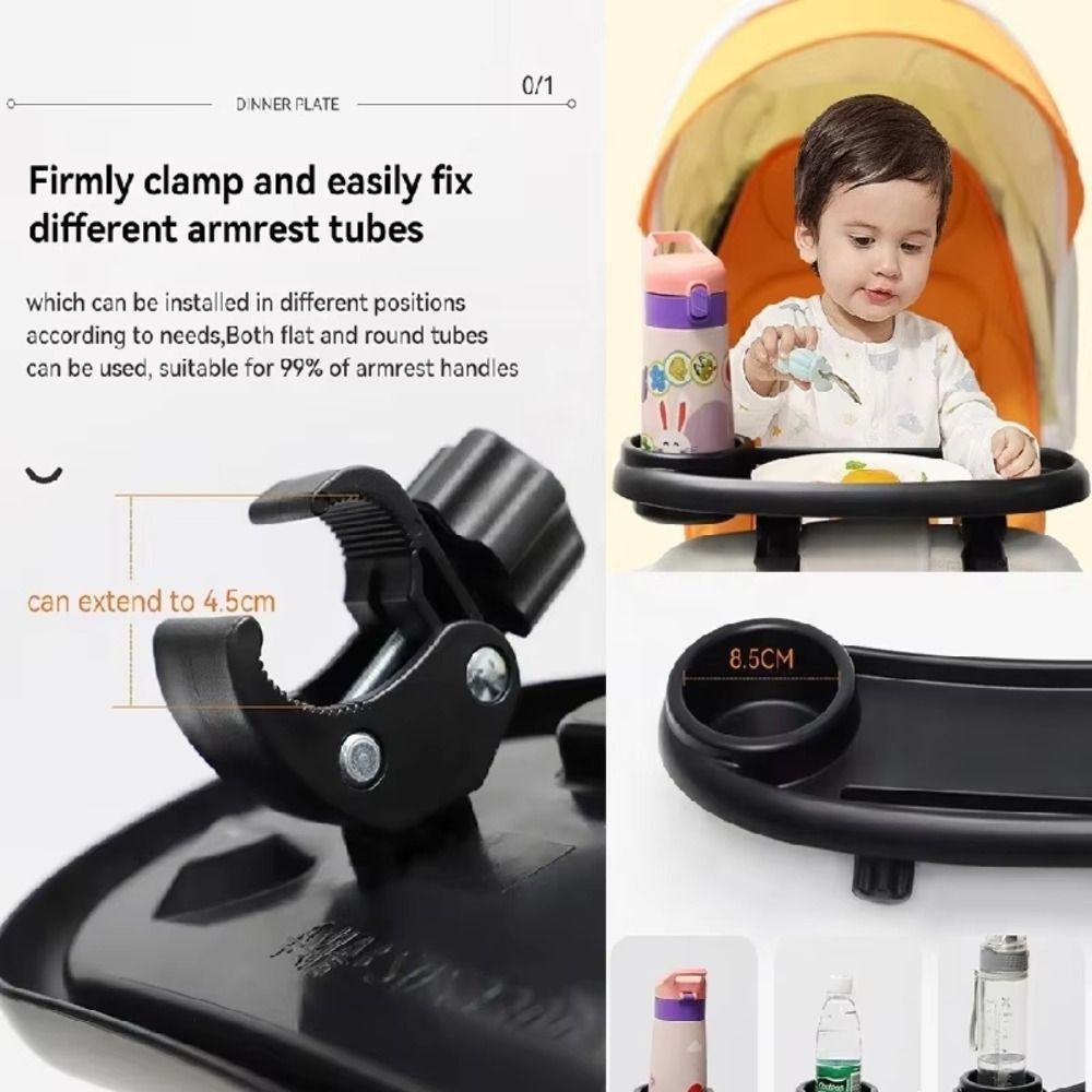 Detachable Universal Stroller Tray Practical Pushchair Snack Table Stroller Accessories Toddlers