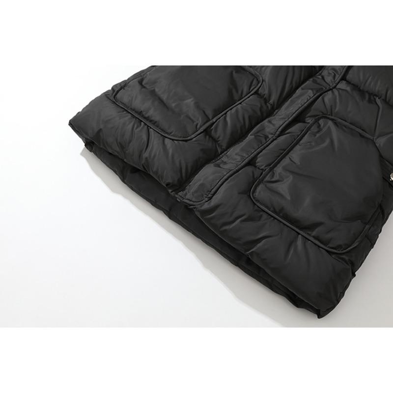 Down Cotton Vest for Women To Look Slim and Stylish New Fashion Autumn and Winter Stand Up Collar, Clip Waist, Versatile Sleeveless Camisole