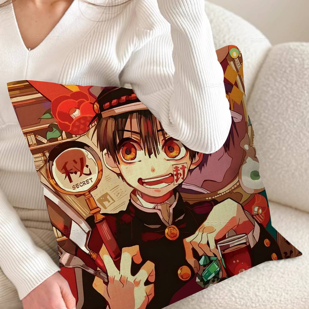 

Minamoto Kou Yashiro Nene Hanakokun Anime Cushion Cover Inches Farmhouse Decor Home Throw Pillow Covers for Couch Decorations 30x30cm