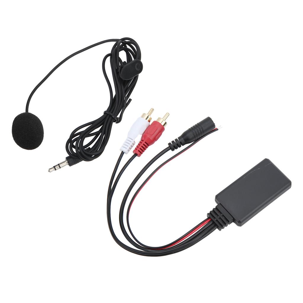 Auto Bluetooth AUX IN Adapter Kabelloses Kabel mit Mikrofon Freisprecheinrichtung für Pioneer mit 2 RCA Audio-Anschlüssen