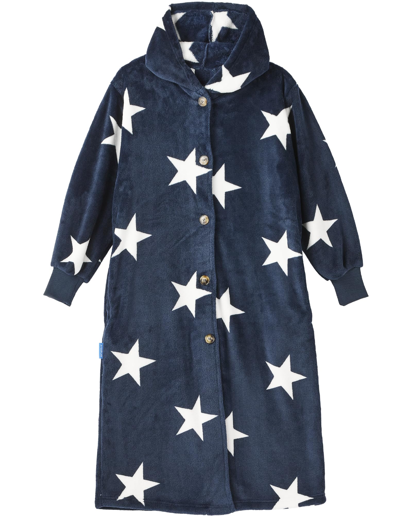 

AQUA Wearable M Size Приблизительно Star Pattern Premium Microfiber Room Easy to Do Elastic Cuffs Company Nice 454764Q6 Одеяло, Kaimaki, Унисекс,