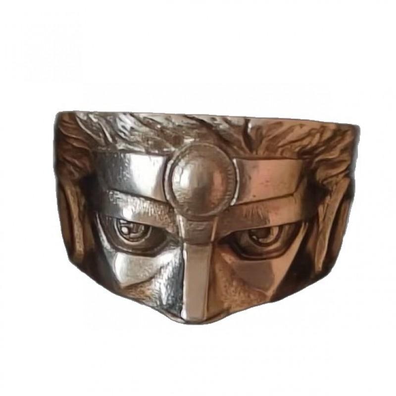 Adjustable Open Ring Inspired By JoJos Bizarre Adventure Star Platinum Anime Character Vintage Copper Jewelry Men Women