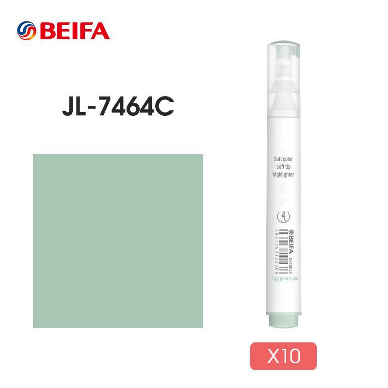 

Флуоресцентные ручки с мягким наконечником Beifa Morandi - набор из 10 штук для граффити и маркировки защитных средств для глаз ученическими работниками 1-4mm Soft Head