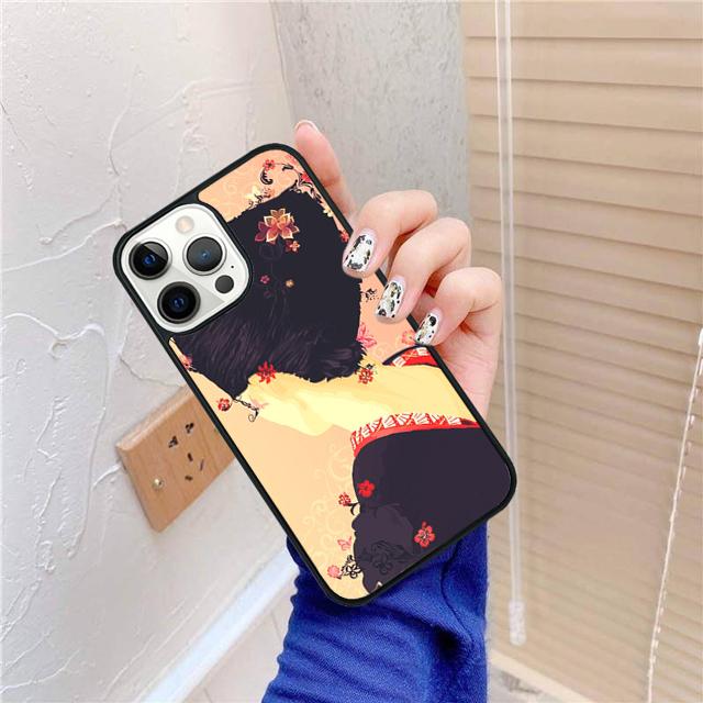 Japanese Geisha Phone Case For For iPhone 17 Air 16 15 11 12 13 14 Pro Max Plus coque
