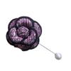 Retro Fabric Camellia Flower Pin Brooch Cloth Art Pearl Long For Women Needle Pin And Brooches Scarf Buckle Jewelry AccessoriesRetro Jewelry