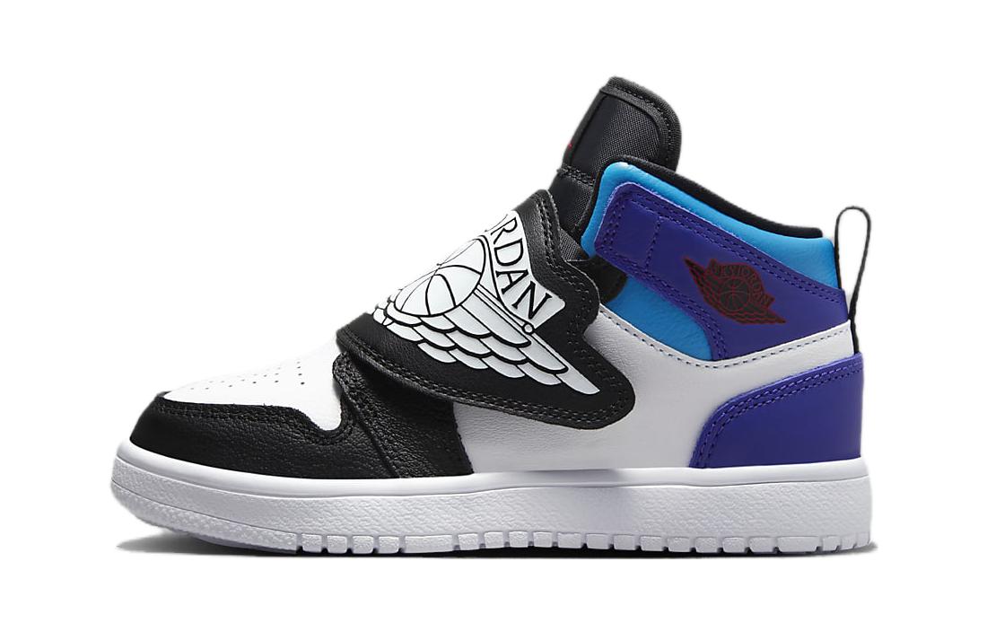 Jordan Air Jordan 1 Детские скейтбордические кроссовки для дошкольников BQ7197-154 35