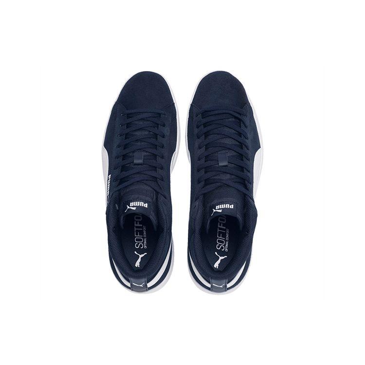 Puma Scarpe da Skateboard Casual Smash V2 Mid Mid Tops Unisex Blu Bianco 366923-04