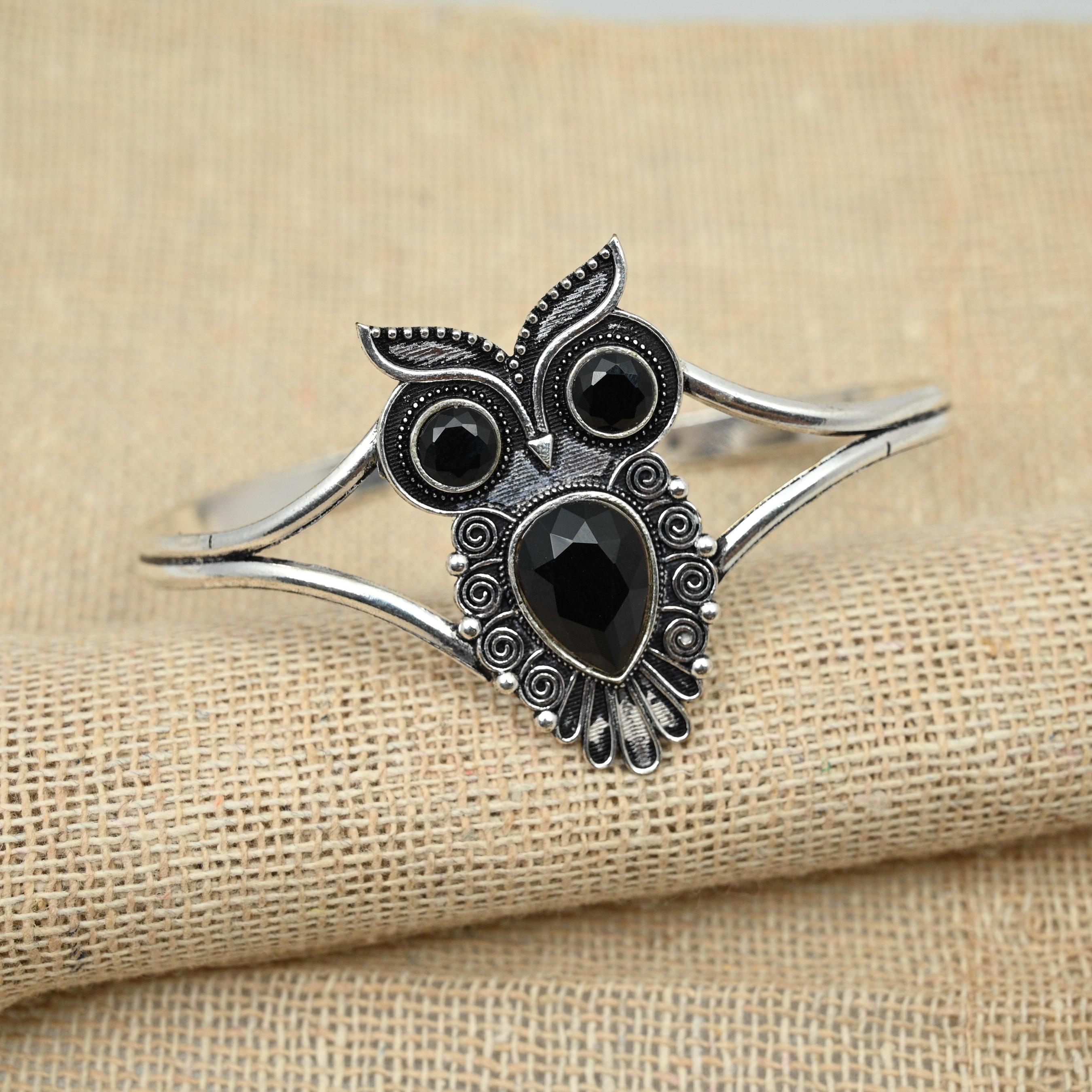 

Черный браслет из шпинели, стерлинговое серебро 925 пробы, браслет-манжета, регулируемая манжета, ювелирные изделия ручной работы из драгоценных камней 8 Inches чёрный