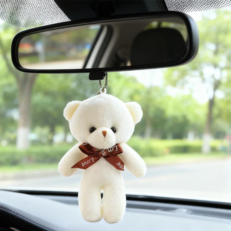 Pendant Bear Charm Backpack Accessories Keychain Creative Rearview Mirror Decoration Car Interior Accessories Gift