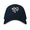 HBK BB  BlackWhite Heart Collage Baseball Cap Rugby luxury caps funny hat Dropshipping For Women  Unisexs