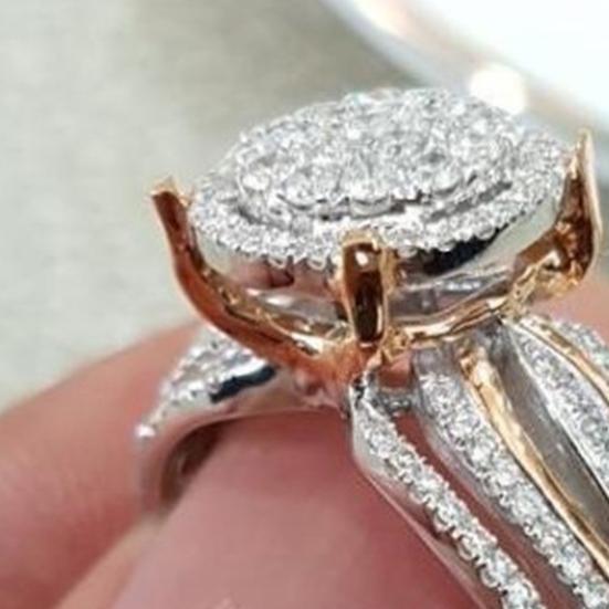 Fabelhafter Ehering, glänzend, robust, lichtecht