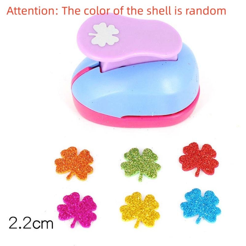 7*6*4cm Flower Furador Random Color DIY Embossing Punches DIY Paper Cut Puncher  for Card