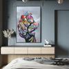 Graffiti Street Art Power of First Art Leinwand Poster und Drucke Abstrakte Kunst Gemälde an der Wand Bilder Home Decor Cuadros