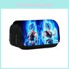 Dragon Ball Son Goku Pattern Double Layer Stationery Storage Bag For Students And Office Use