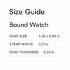 Daniel Wellington DW Bound 32x22 35x24 Leather Watch, Elegant Luxury Watch, Popular Gift