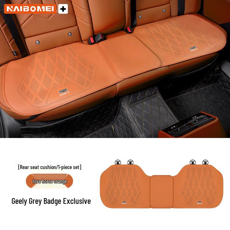 Leather Seat Covers for Geely Cars: Xingyue, Binyue, Emgrand, Borui, Geometry, ICON - Front and Rear Seats