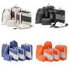 6-Piece Set Compression Feature Travel Organizer Cubes Space-Saving Organizer  Suitcase Packing