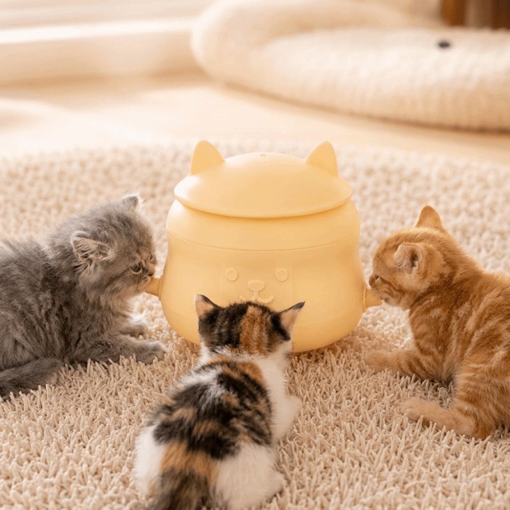 Silicone Kitten Nipple Feeder Bionic Nipple Dog Drinking Bottle  Animal Drinking Tool