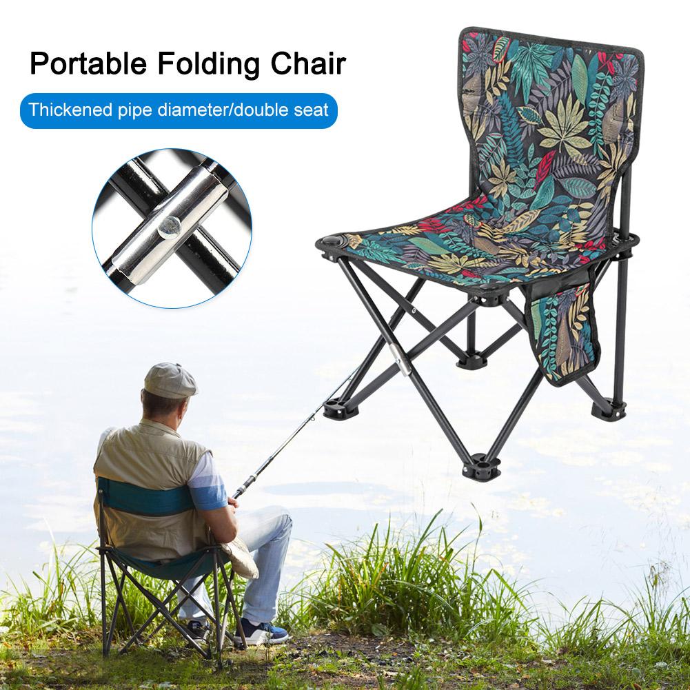 Portable Camping Chair Lightweight Multifunctional Folding Furniture Strong Load-bearing Easy Storage for Picnic Beach Travel