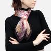 Gran Creer Silk Large Made In by Grancreer Scarf, Square, 88x88cm, Women's, Japan, (A-Floral Pink)