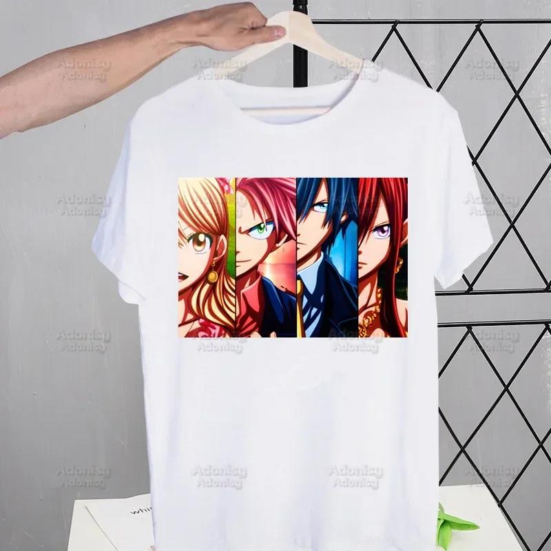 Fairy Tail Guild Men's T-shirts Funny Hip Hop Summer Women Men Tshirts Ulzzang Harajuku Cartoon Anime Natsu Zodiac T-Shirt Shirt