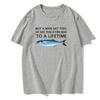 Buy A Man Eat Fish He Day Teach Fish Man To A Lifetime Funny Meme T Shirt Unisex Casual Cotton T-shirt Men Cotton Oversized Tees