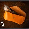 AME DE MASSE Leather Eyeglasses Case Made in Japan Tochigi Genuine