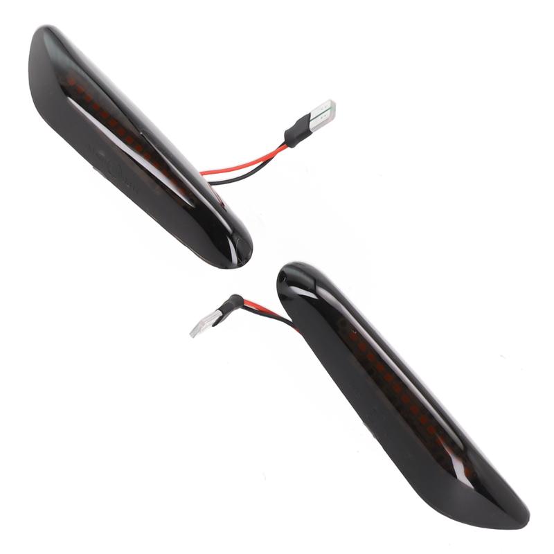 Upgrade Your For BMW's Turn Signal Lights with Yellow LED Sequential Side Marker Lights Reliable and Long Lasting