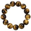 [Shinjuku Gin no Kura] Top Grade Yellow Tiger Eye 5A Bracelet, Large 16mm Beads, Approx. 19.5cm (Men's L, Women's LL Size), Natural Stone Prayer