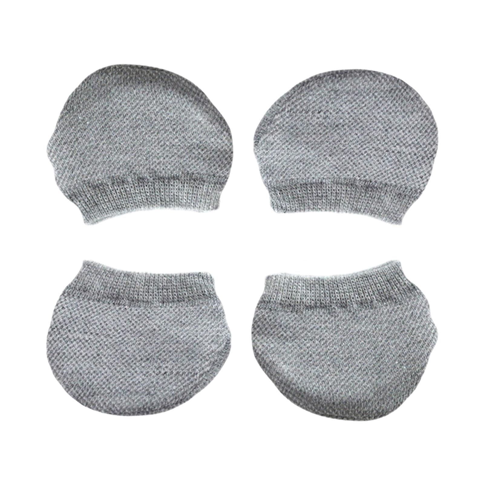 

4 шт. Защитники колес чемодана из износостойкого полиэстера, обеспечивающие стабильность и долговечность, идеально подходят для часто путешествующих. серый