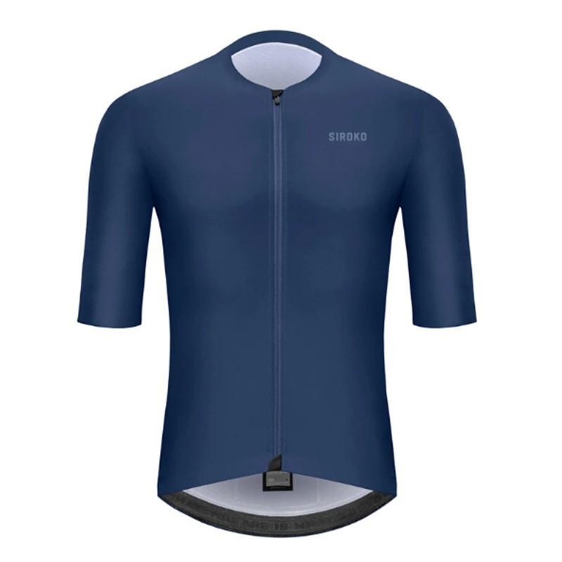 SIROKO Radsportbekleidung Oberteil Herren Mountainbike Kurzarm Wettkampf Atmungsaktiv Fahrradausrüstung