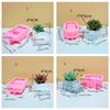 Versatile Silicone Mold Car Bus Shaped Planter Mould Creative Candle Holder Molds Home Decorations Gift for Flower Lover