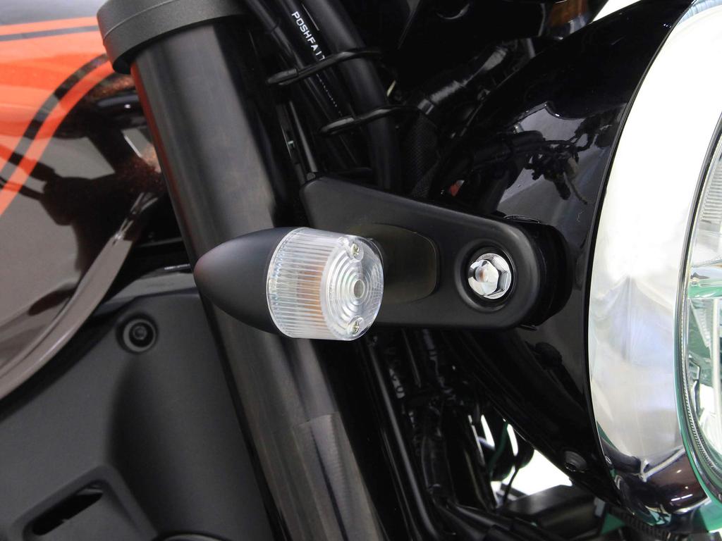 POSH FAITH Motorcycle Turn Signal Classic Turn Kit for Z650RS Black Body with Clear Part Number Kit, Bullet-Shaped Signals, Model-Specific Z900RS/CAFE
