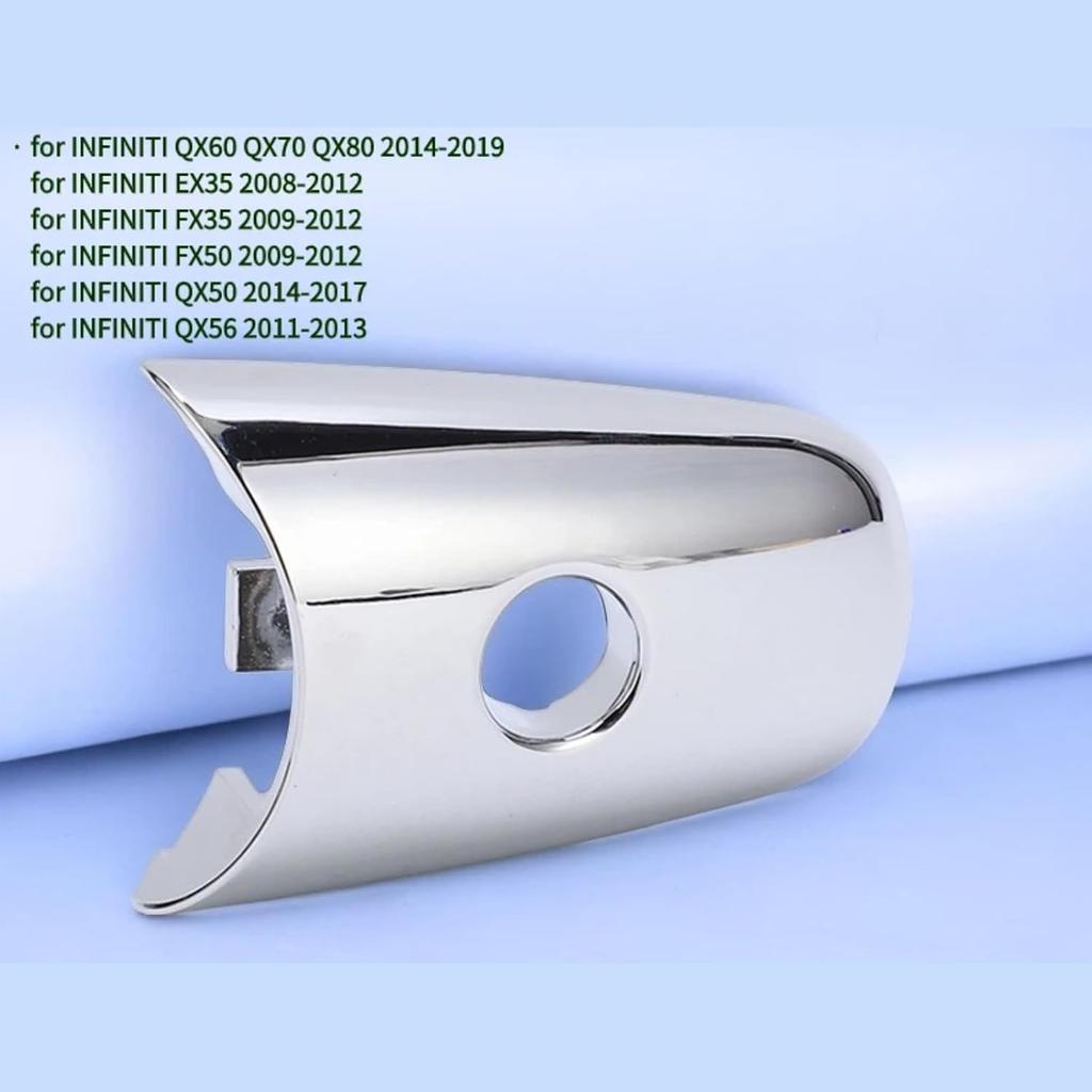Akozon for QX60 QX70 QX80 EX35 FX35 QX50 QX56 2014-2019 80646 1BA0A Door Handle Cover Outside Door Handle 80646 1BA0A Exterior Door Handle Cover with
