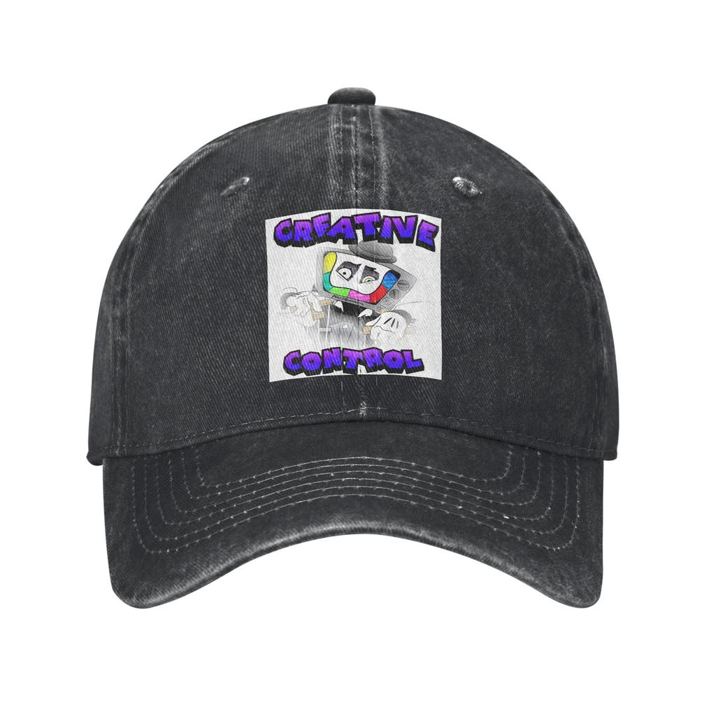 Creative Control (Mr. Puzzles) (Transparent version) Washed Denim Cap Casual Baseball Caps Adjustable Hat Unisex Baseball Hats