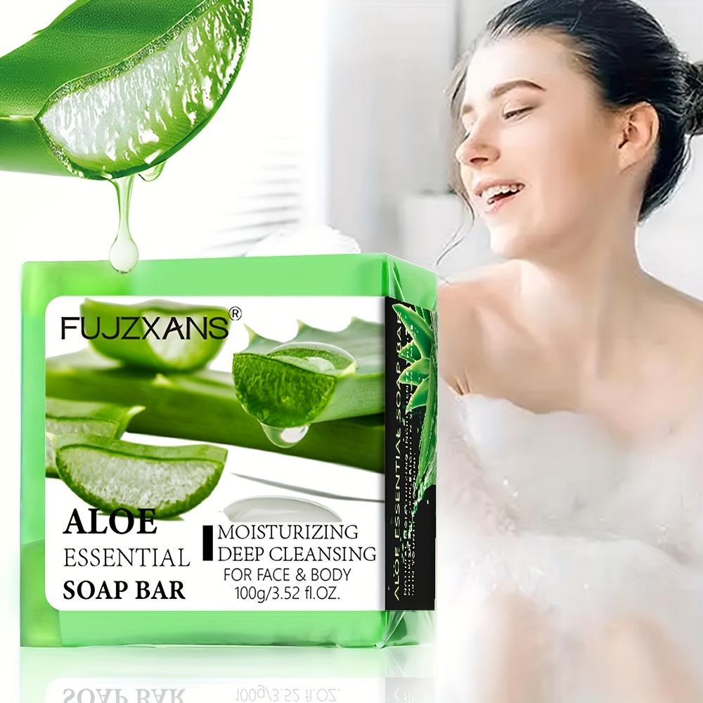 Aloe Vera Soap Deeply Cleanses the Face, Making It Smooth and Moisturized.