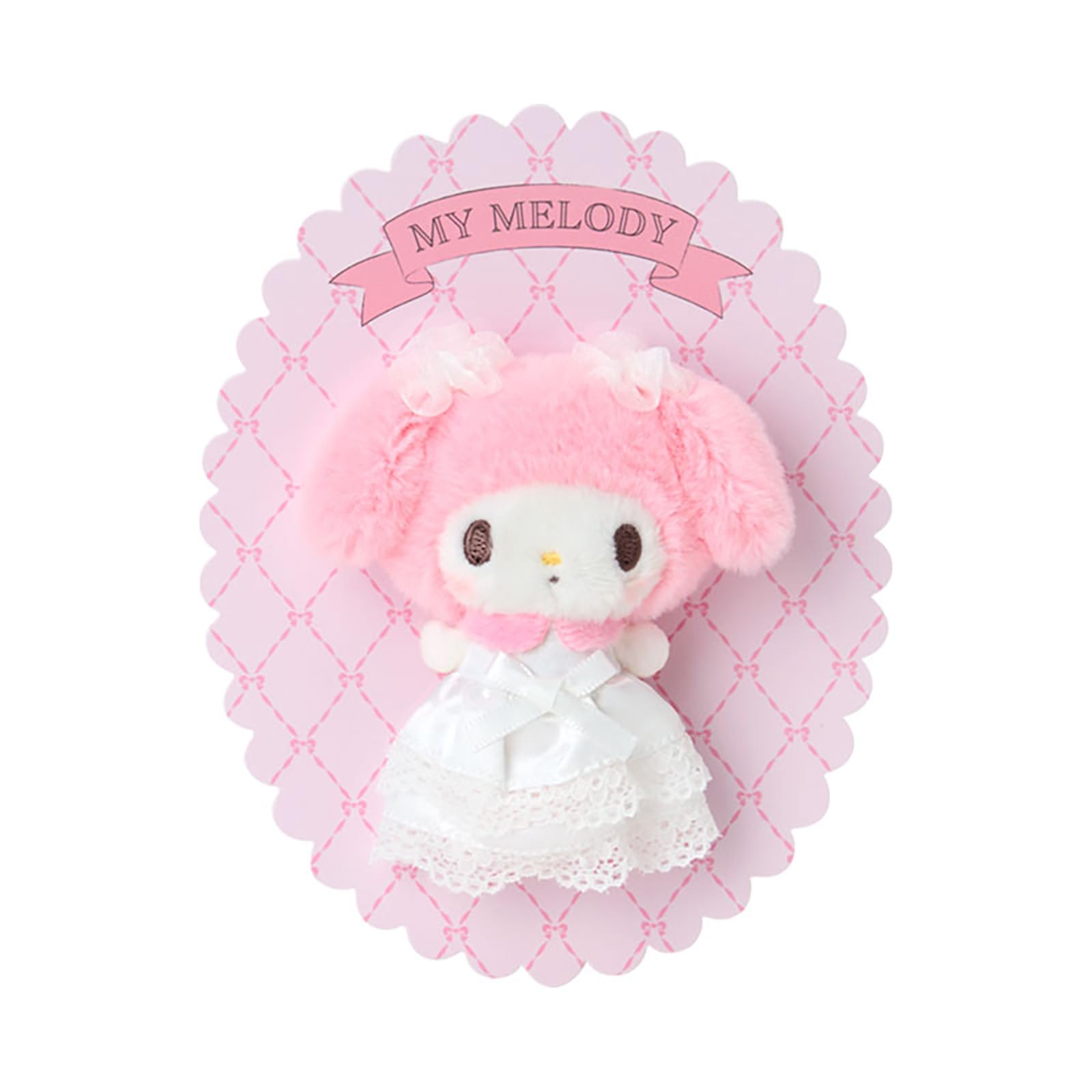 Sanrio Mascot Brooch (Lady My Melody) My Melody White 406317