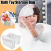 Multi-compartment Baby Bath Toy Storage Mesh Design Bath Plaything  Bag  Bathtub