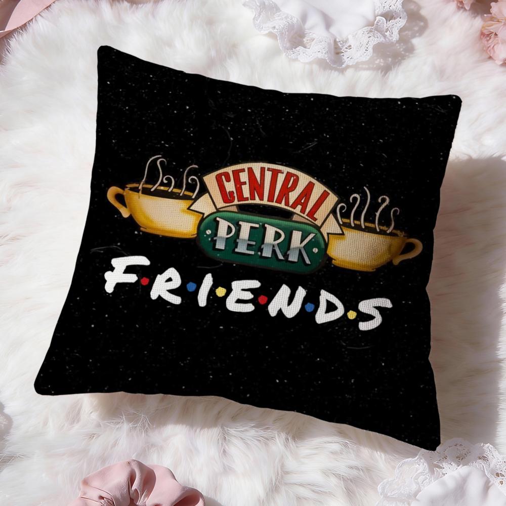 F-Friends TV-serie Kuddfodral Premium Komfort Vändbart Kuddfodral - Två i Ett Design för Alla Rum & Bilinteriör