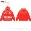 Americká Vintage Volná Mikina s Výšivkou a Kalhoty Širokého Střihu Set Pro Dospívající Ležérní Streetwear