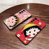 Cartoon Chibi M-Maruko-chan Phone Case For Samsung S24 Ultra S22 S23 S25 S20 Fe S21 Plus A54 A34 A16 A53 Back Cover