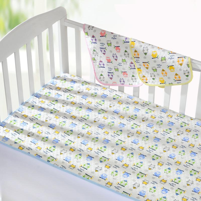 Baby Breathable Washable Baby Diaper Pad Cartoon Print Waterproof Aunt Pad Nursing Pad Baby Products