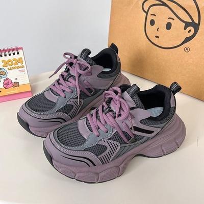 Zomerschoenen dames 2025 nieuw ins trendy en veelzijdig studentencampus platform ademende sport hardlopen casual schoenen