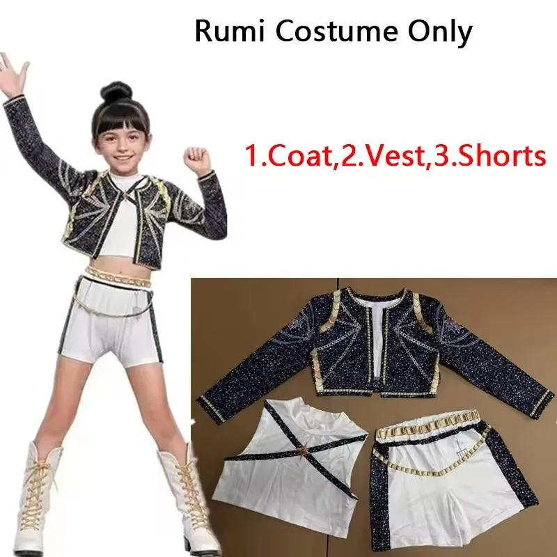 Copii K-Pop Demon Hunters Zoey Rumi Mira Costume Rochie Fantezie Cosplay Idol Virtual Film Cosplay pentru Fete Copii Halloween Carniva