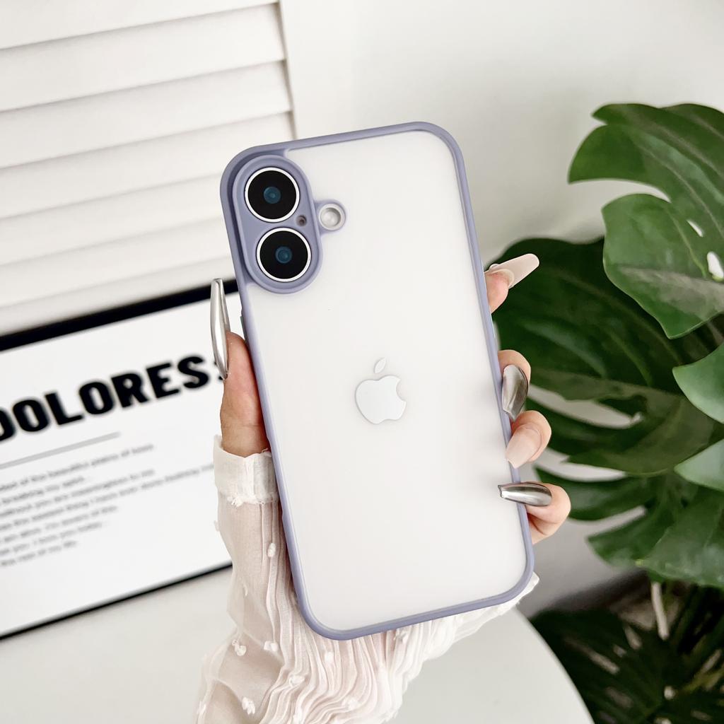 Luxury Matte Silicone Shockproof Phone Case For IPhone 17 Pro Max Air 13 11 12 14 15 16 Plus Bumper Transparent Soft Cover