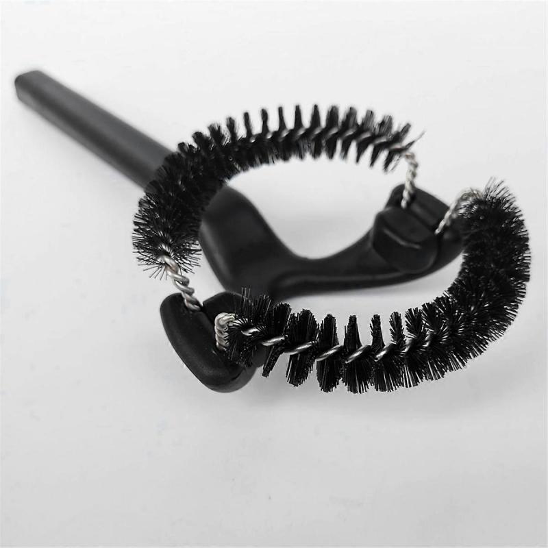 Coffee Tool Cleaning Brush Set Double-Headed Curved
